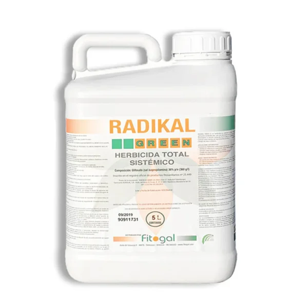 Désherbant Radikal Green 5L – Herbicide Glyphosate Professionnel
